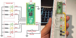 Traffic Light with Pedestrian Crossing Controller